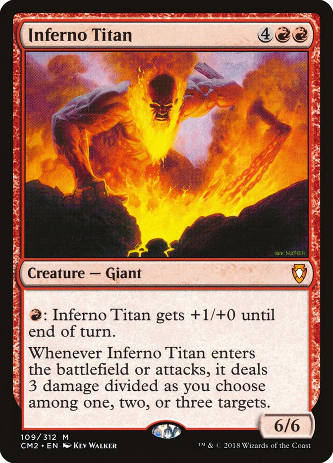 Inferno Titan [Commander Anthology Volume II] MTG Single Magic: The Gathering    | Red Claw Gaming
