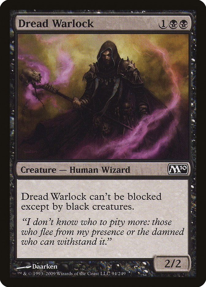 Dread Warlock [Magic 2010] MTG Single Magic: The Gathering    | Red Claw Gaming