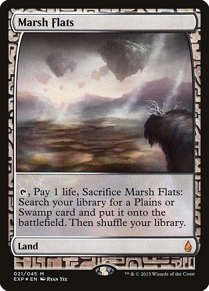 Marsh Flats [Zendikar Expeditions] MTG Single Magic: The Gathering    | Red Claw Gaming