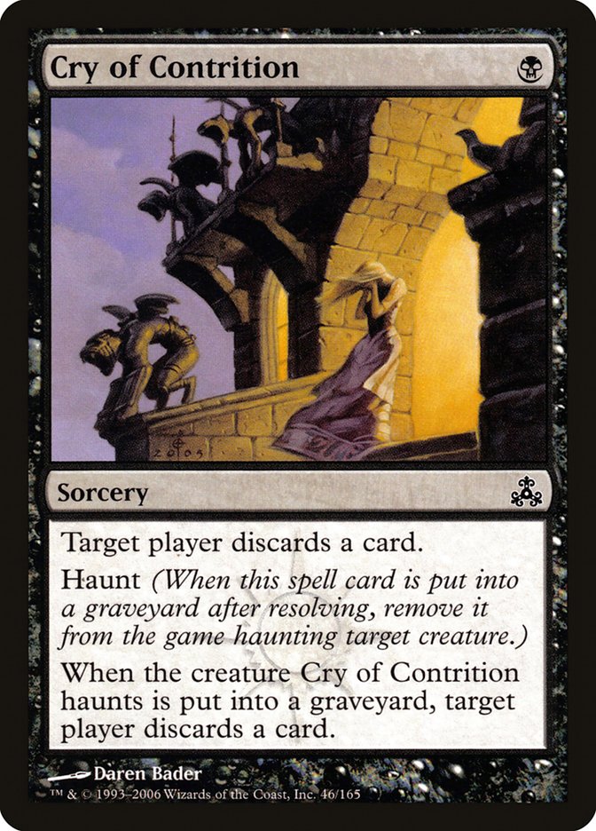 Cry of Contrition [Guildpact] MTG Single Magic: The Gathering    | Red Claw Gaming