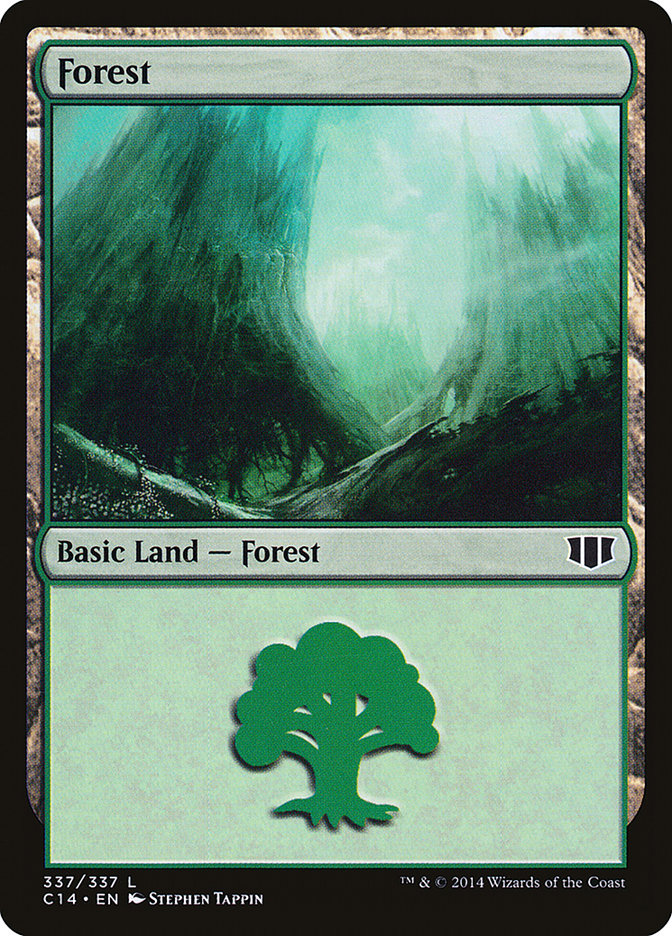 Forest (337) [Commander 2014] MTG Single Magic: The Gathering    | Red Claw Gaming
