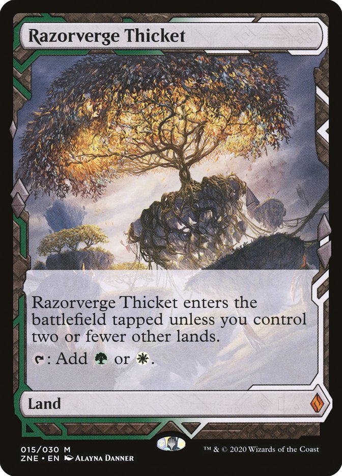 Razorverge Thicket (Expeditions) [Zendikar Rising Expeditions] MTG Single Magic: The Gathering    | Red Claw Gaming