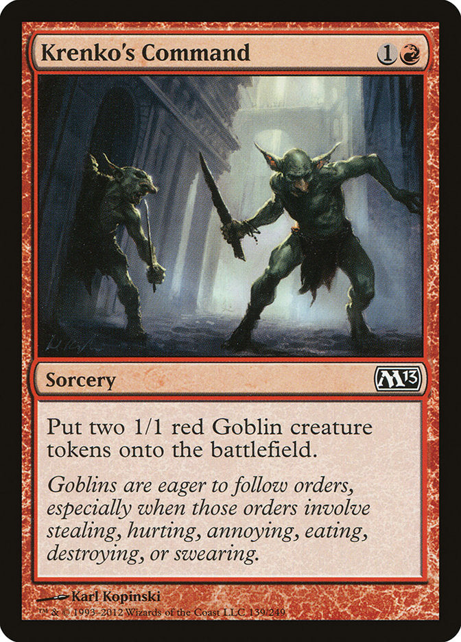 Krenko's Command [Magic 2013] MTG Single Magic: The Gathering    | Red Claw Gaming