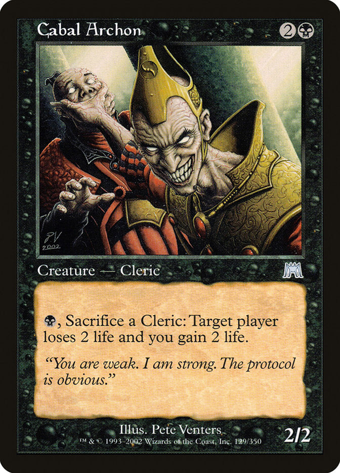 Cabal Archon [Onslaught] MTG Single Magic: The Gathering    | Red Claw Gaming