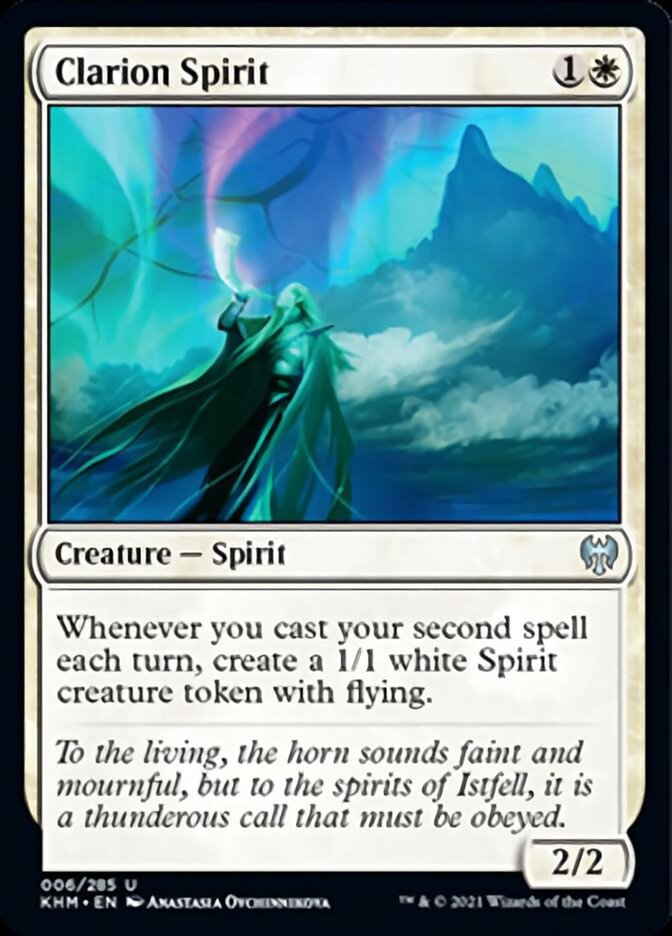 Clarion Spirit [Kaldheim] MTG Single Magic: The Gathering    | Red Claw Gaming