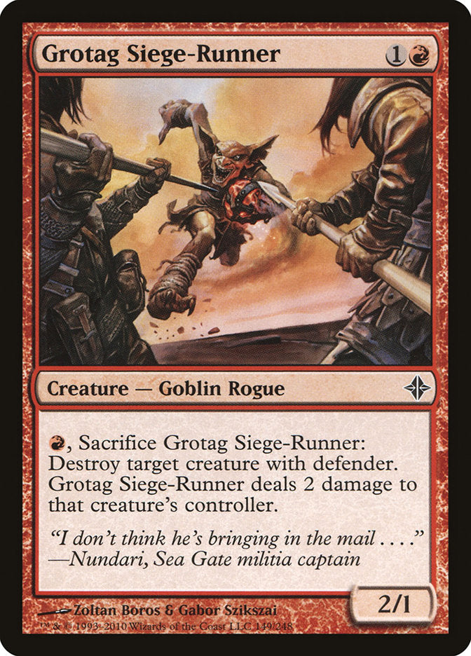Grotag Siege-Runner [Rise of the Eldrazi] MTG Single Magic: The Gathering    | Red Claw Gaming