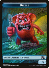 Beeble // Dragon Double-Sided Token [Unsanctioned Tokens] MTG Single Magic: The Gathering    | Red Claw Gaming