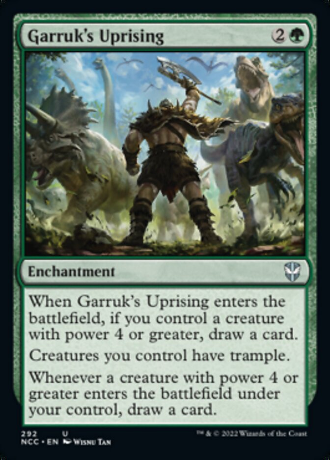 Garruk's Uprising [Streets of New Capenna Commander] MTG Single Magic: The Gathering    | Red Claw Gaming