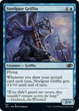 Steelgaze Griffin [Jumpstart 2022] MTG Single Magic: The Gathering    | Red Claw Gaming