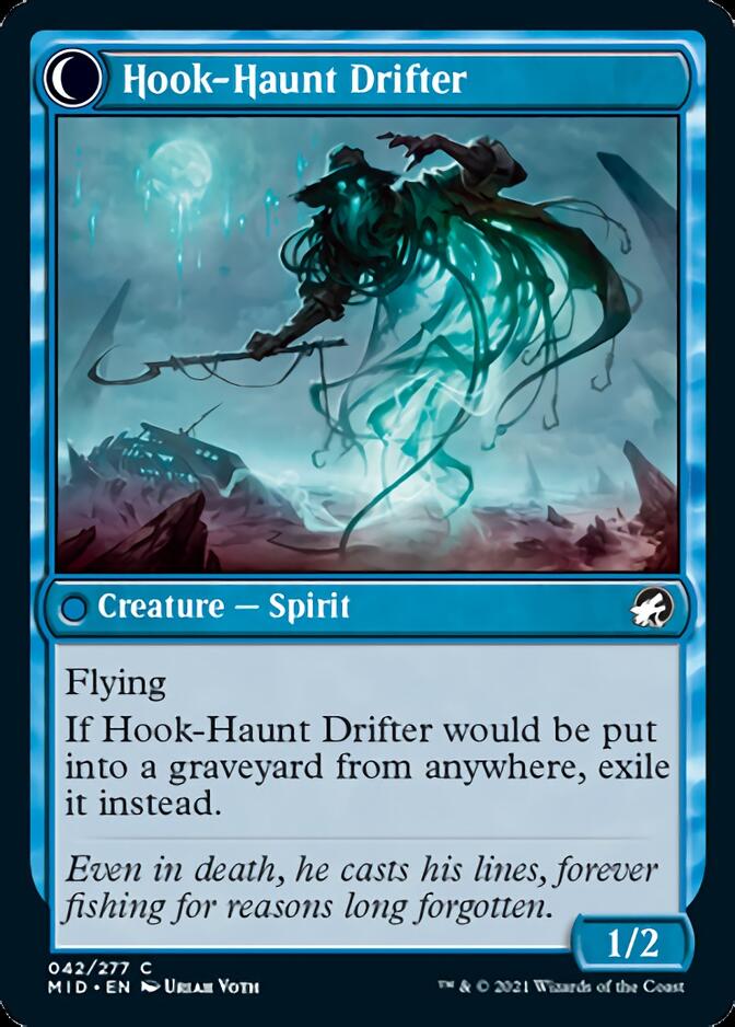 Baithook Angler // Hook-Haunt Drifter [Innistrad: Midnight Hunt] MTG Single Magic: The Gathering    | Red Claw Gaming
