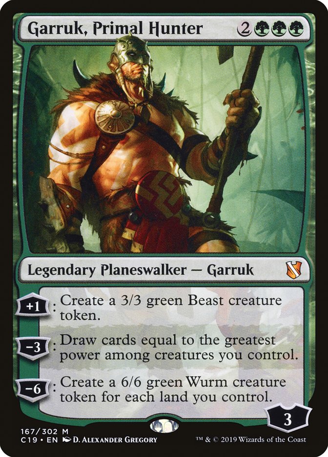 Garruk, Primal Hunter [Commander 2019] MTG Single Magic: The Gathering    | Red Claw Gaming