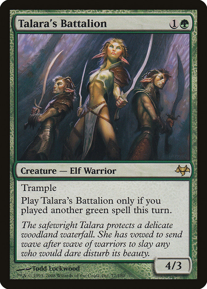 Talara's Battalion [Eventide] MTG Single Magic: The Gathering    | Red Claw Gaming