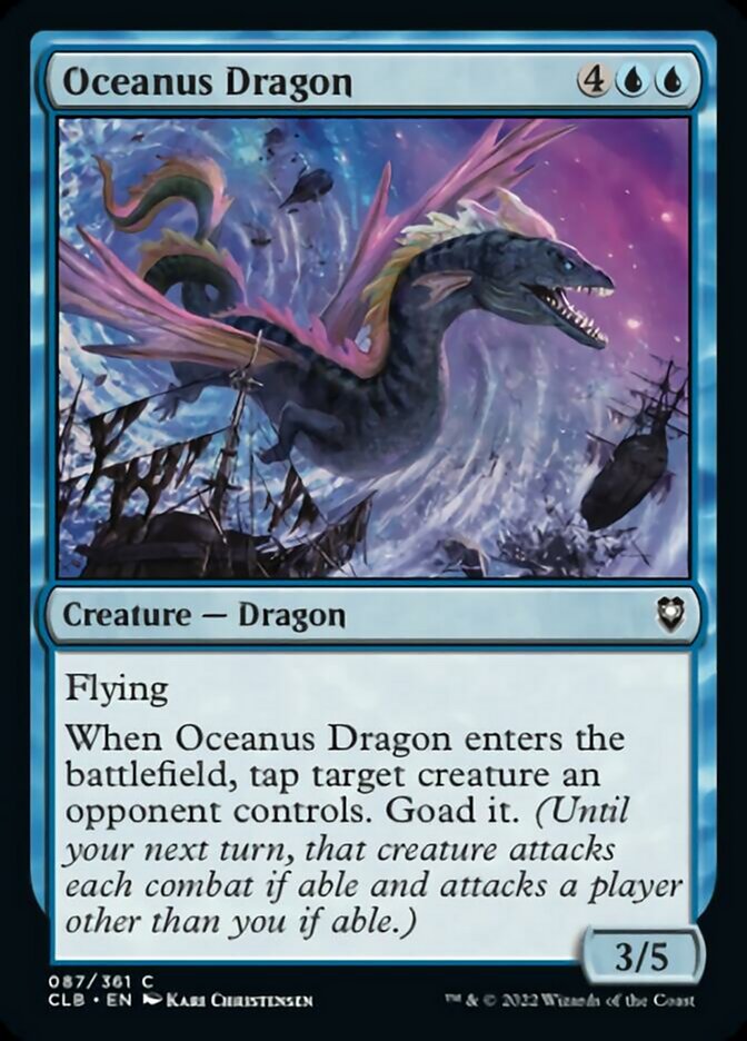 Oceanus Dragon [Commander Legends: Battle for Baldur's Gate] MTG Single Magic: The Gathering    | Red Claw Gaming