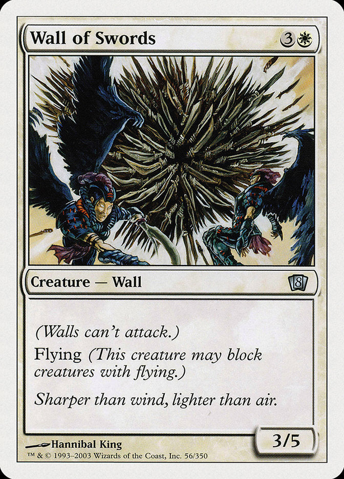 Wall of Swords [Eighth Edition] MTG Single Magic: The Gathering    | Red Claw Gaming