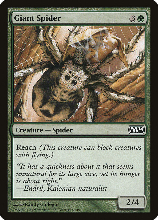 Giant Spider [Magic 2014] MTG Single Magic: The Gathering    | Red Claw Gaming