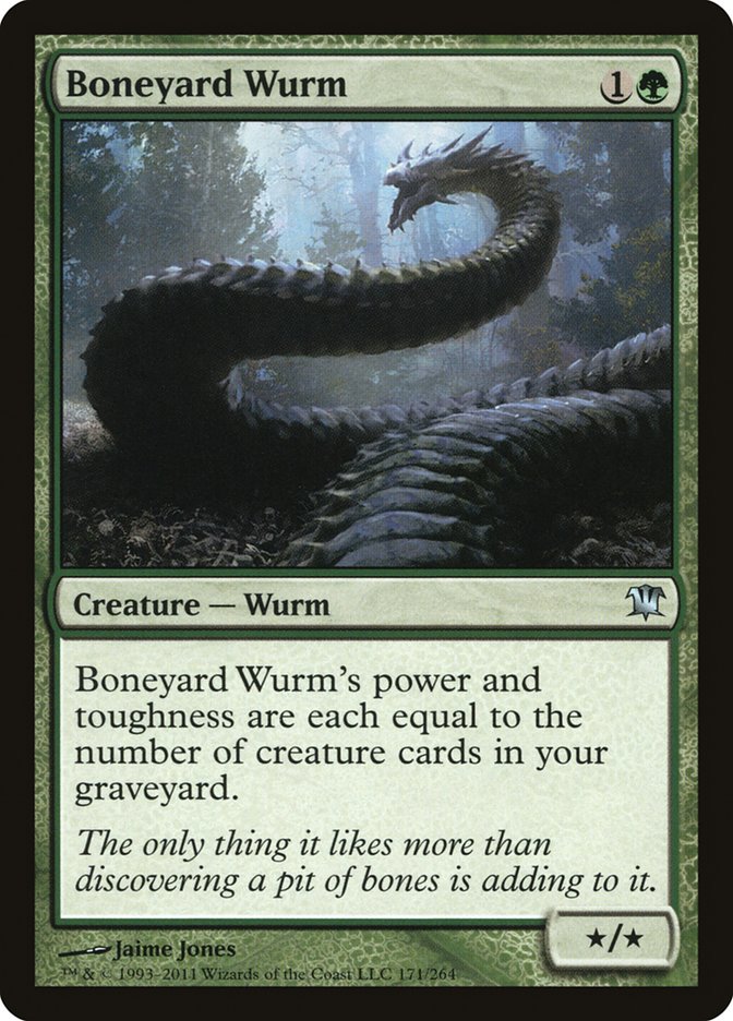 Boneyard Wurm [Innistrad] MTG Single Magic: The Gathering    | Red Claw Gaming