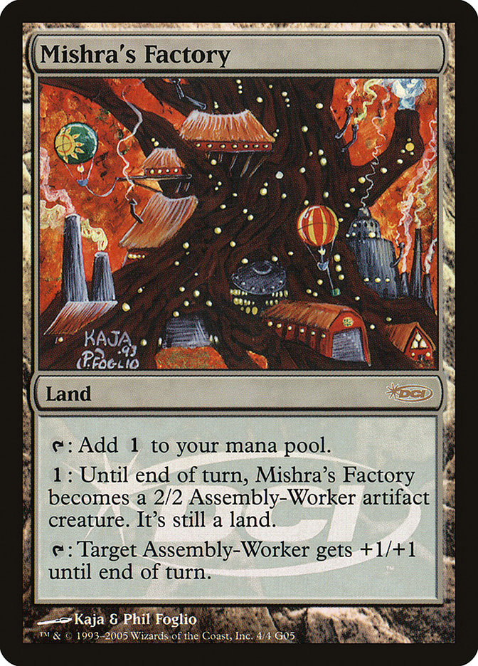 Mishra's Factory [Judge Gift Cards 2005] MTG Single Magic: The Gathering    | Red Claw Gaming