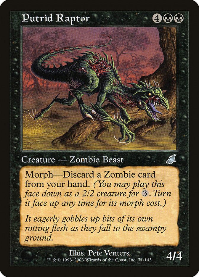 Putrid Raptor [Scourge] MTG Single Magic: The Gathering    | Red Claw Gaming