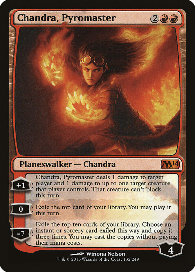 Chandra, Pyromaster [Magic 2014] MTG Single Magic: The Gathering    | Red Claw Gaming