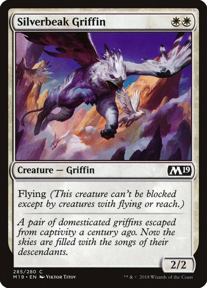 Silverbeak Griffin [Core Set 2019] MTG Single Magic: The Gathering    | Red Claw Gaming