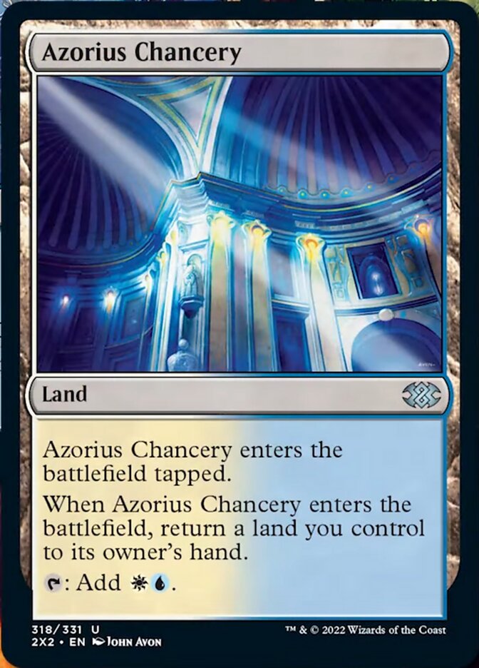 Azorius Chancery [Double Masters 2022] MTG Single Magic: The Gathering    | Red Claw Gaming