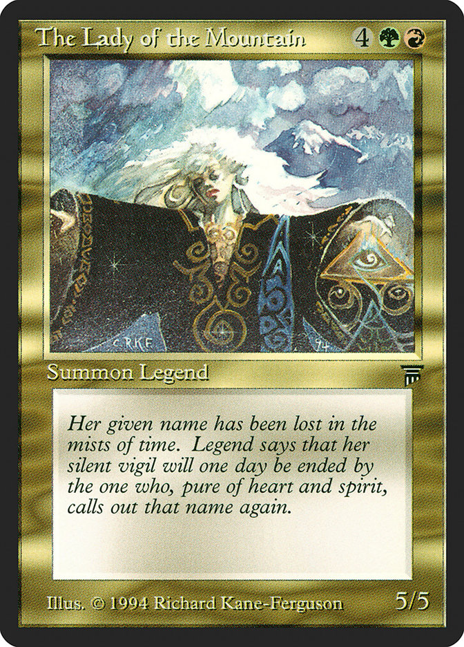 The Lady of the Mountain [Legends] MTG Single Magic: The Gathering    | Red Claw Gaming