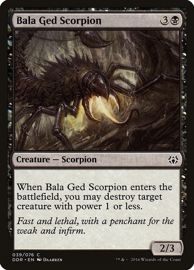 Bala Ged Scorpion [Duel Decks: Nissa vs. Ob Nixilis] MTG Single Magic: The Gathering    | Red Claw Gaming