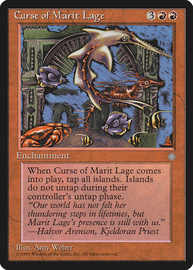 Curse of Marit Lage [Ice Age] MTG Single Magic: The Gathering    | Red Claw Gaming