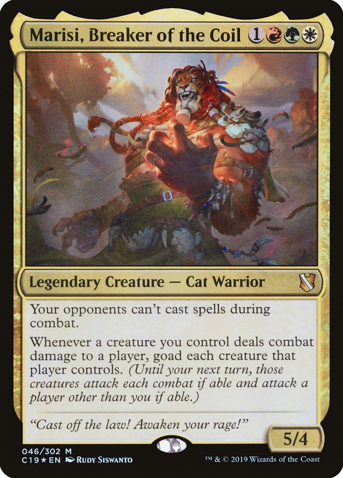 Marisi, Breaker of the Coil [Commander 2019] MTG Single Magic: The Gathering    | Red Claw Gaming