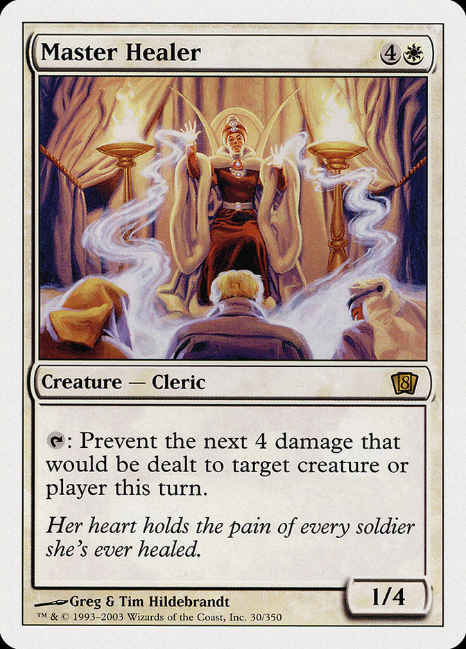 Master Healer [Eighth Edition] MTG Single Magic: The Gathering    | Red Claw Gaming