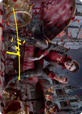 Anje, Maid of Dishonor Art Card (Gold-Stamped Signature) [Innistrad: Crimson Vow Art Series] MTG Single Magic: The Gathering    | Red Claw Gaming