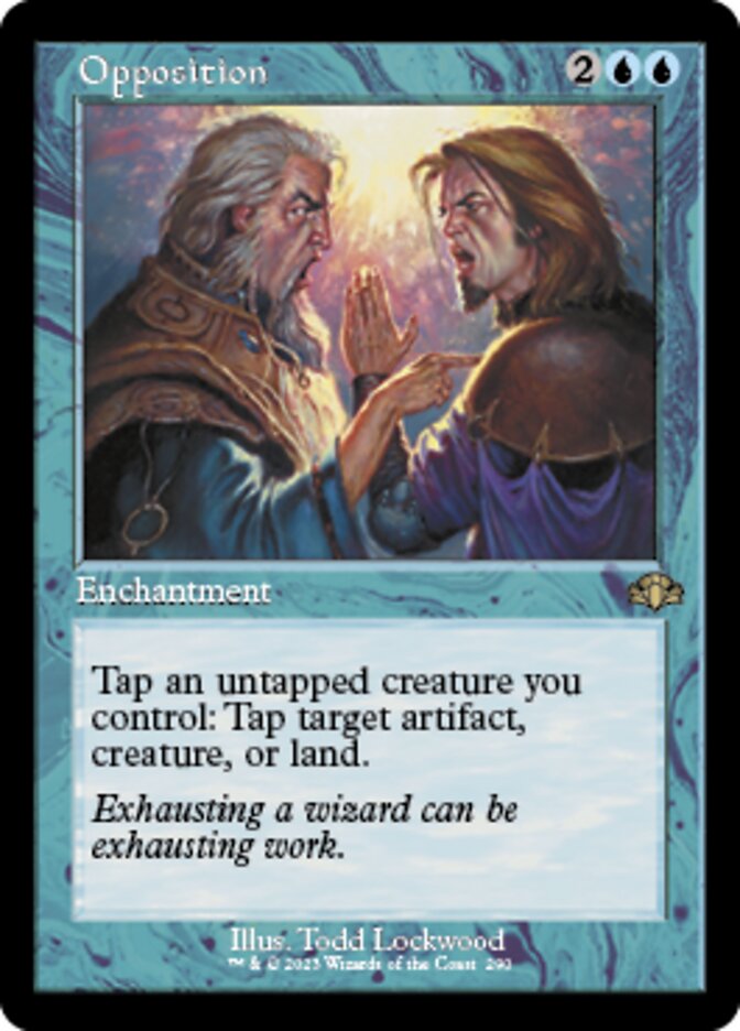 Opposition (Retro) [Dominaria Remastered] MTG Single Magic: The Gathering    | Red Claw Gaming
