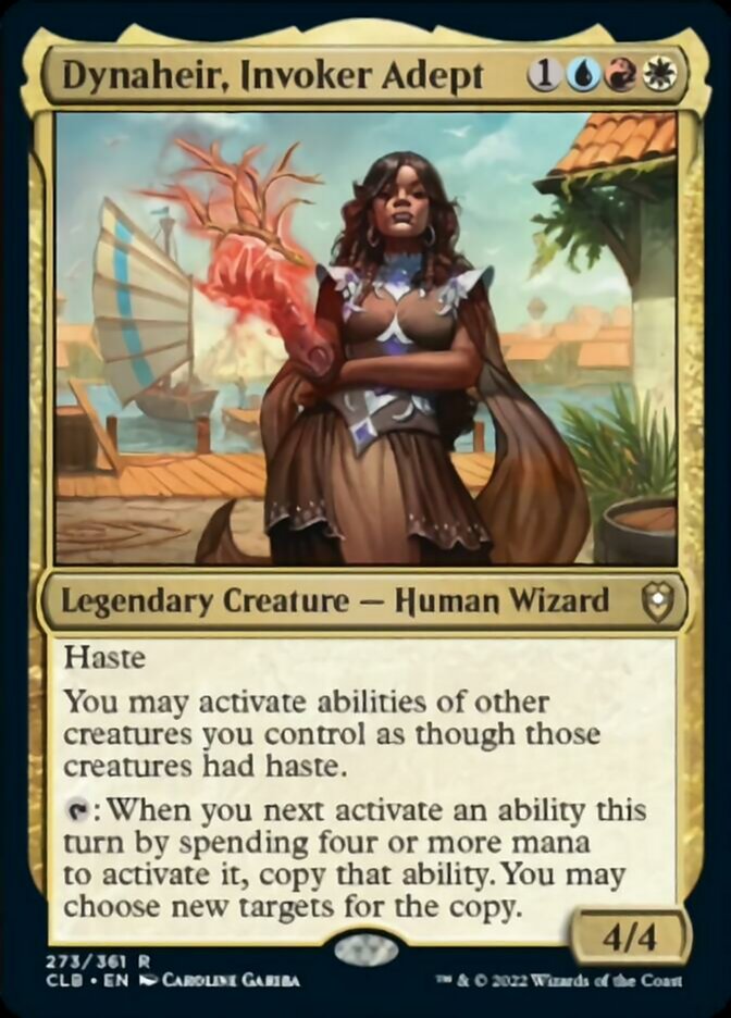 Dynaheir, Invoker Adept [Commander Legends: Battle for Baldur's Gate] MTG Single Magic: The Gathering    | Red Claw Gaming