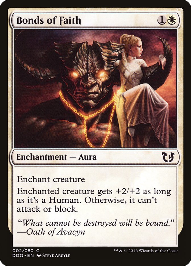 Bonds of Faith [Duel Decks: Blessed vs. Cursed] MTG Single Magic: The Gathering    | Red Claw Gaming