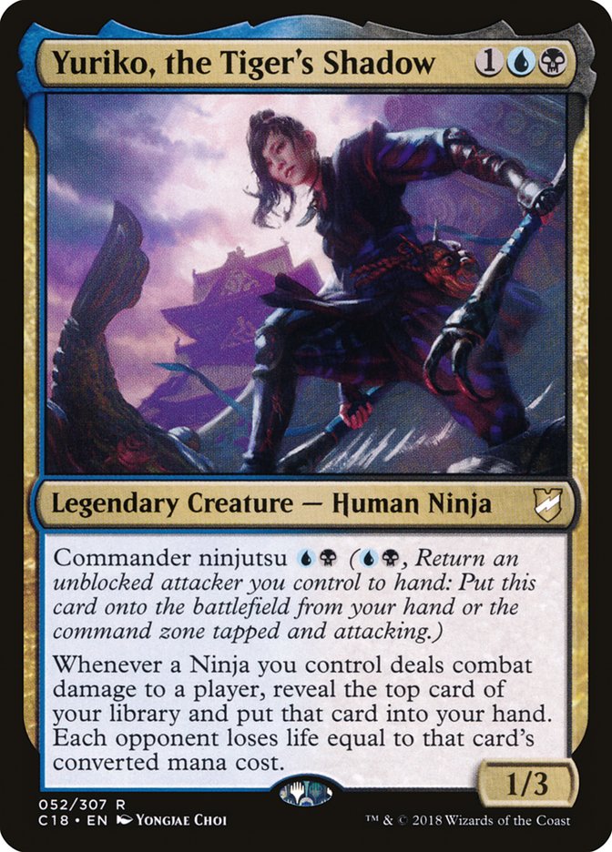 Yuriko, the Tiger's Shadow [Commander 2018] MTG Single Magic: The Gathering    | Red Claw Gaming