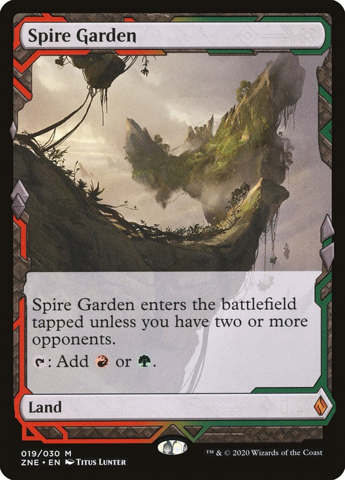 Spire Garden (Expeditions) [Zendikar Rising Expeditions] MTG Single Magic: The Gathering    | Red Claw Gaming