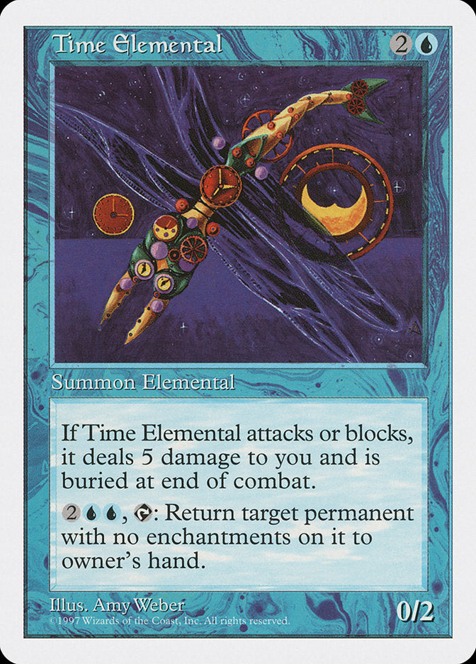 Time Elemental [Fifth Edition] MTG Single Magic: The Gathering    | Red Claw Gaming
