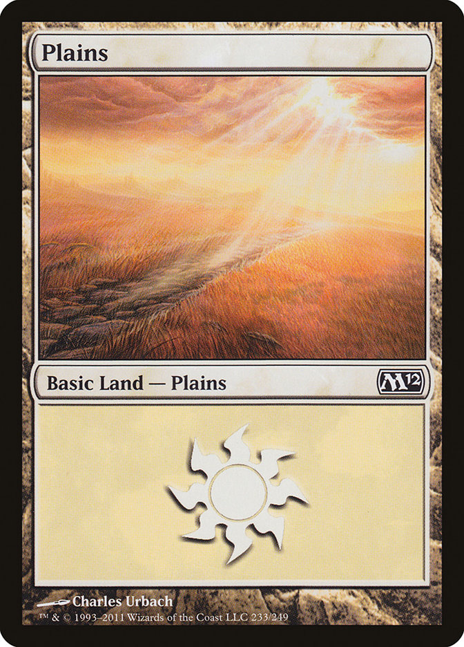 Plains (233) [Magic 2012] MTG Single Magic: The Gathering    | Red Claw Gaming
