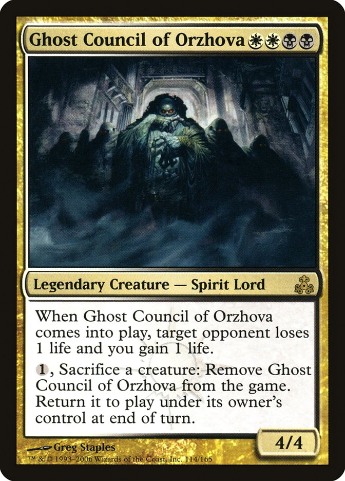 Ghost Council of Orzhova [Guildpact] MTG Single Magic: The Gathering    | Red Claw Gaming