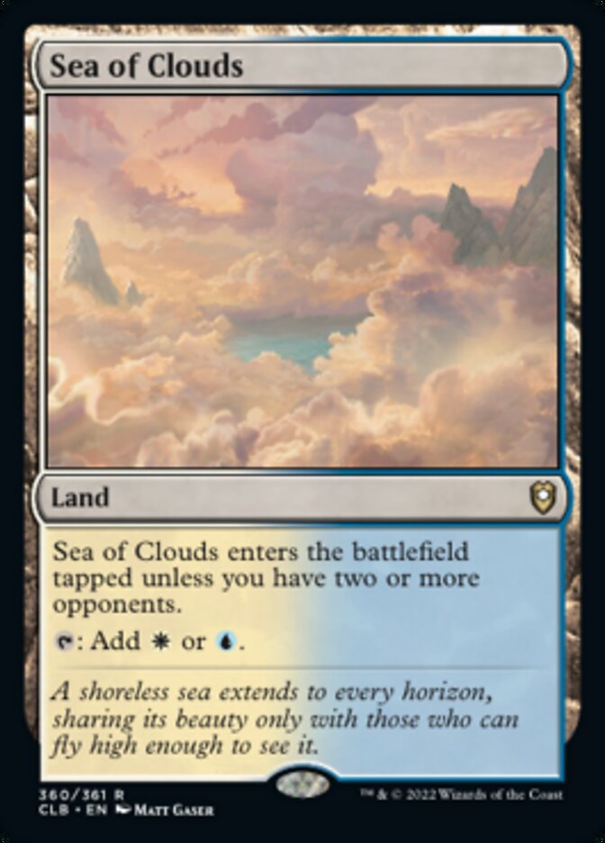 Sea of Clouds [Commander Legends: Battle for Baldur's Gate] MTG Single Magic: The Gathering    | Red Claw Gaming