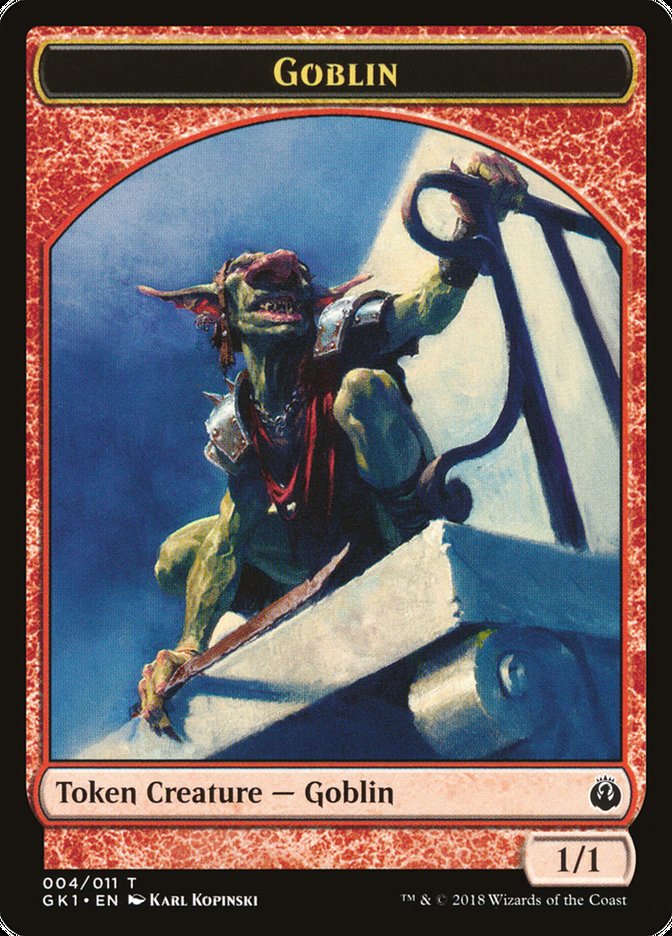 Weird // Goblin Double-Sided Token [Guilds of Ravnica Guild Kit Tokens] MTG Single Magic: The Gathering    | Red Claw Gaming