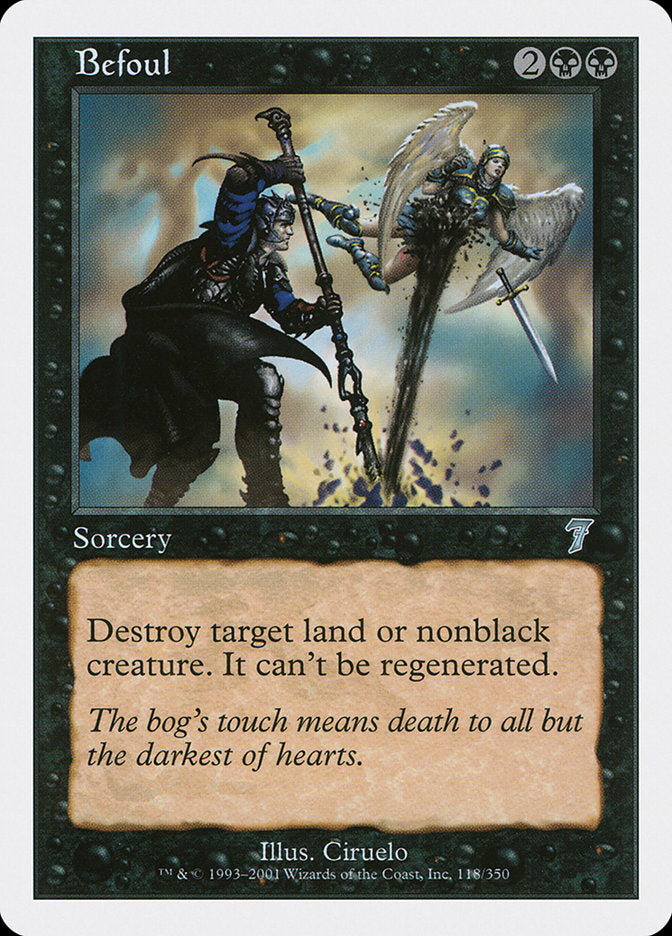 Befoul [Seventh Edition] MTG Single Magic: The Gathering    | Red Claw Gaming