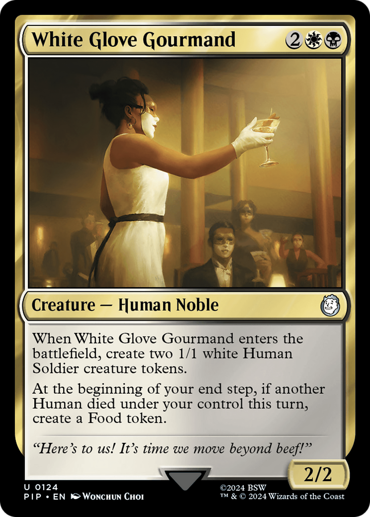 White Glove Gourmand [Fallout] MTG Single Magic: The Gathering    | Red Claw Gaming