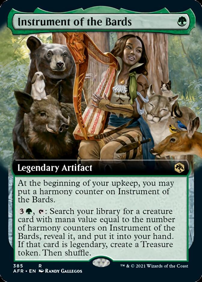 Instrument of the Bards (Extended Art) [Dungeons & Dragons: Adventures in the Forgotten Realms] MTG Single Magic: The Gathering    | Red Claw Gaming