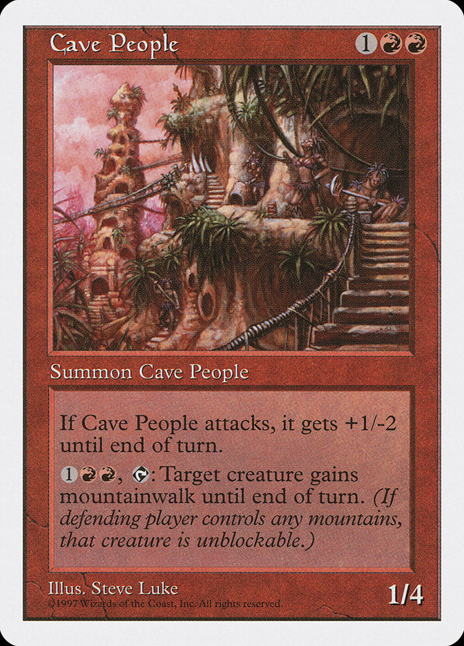 Cave People [Fifth Edition] MTG Single Magic: The Gathering    | Red Claw Gaming