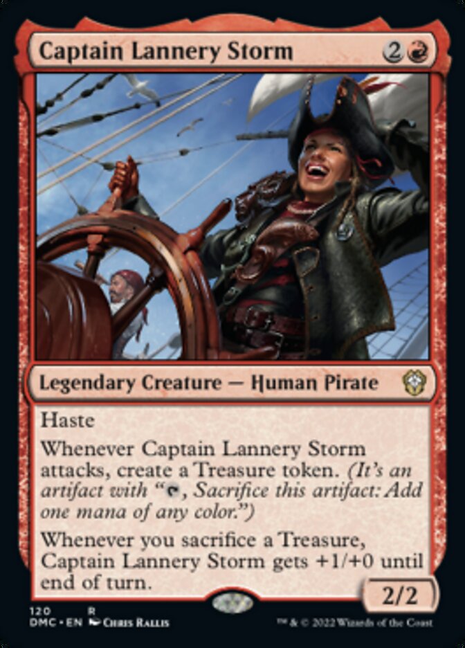 Captain Lannery Storm [Dominaria United Commander] MTG Single Magic: The Gathering    | Red Claw Gaming