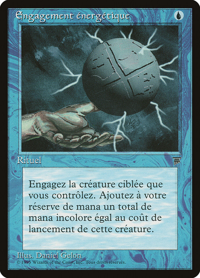Energy Tap (French) - "Engagement energetique" [Renaissance] MTG Single Magic: The Gathering    | Red Claw Gaming