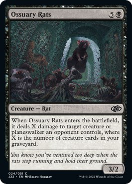 Ossuary Rats [Jumpstart 2022] MTG Single Magic: The Gathering    | Red Claw Gaming