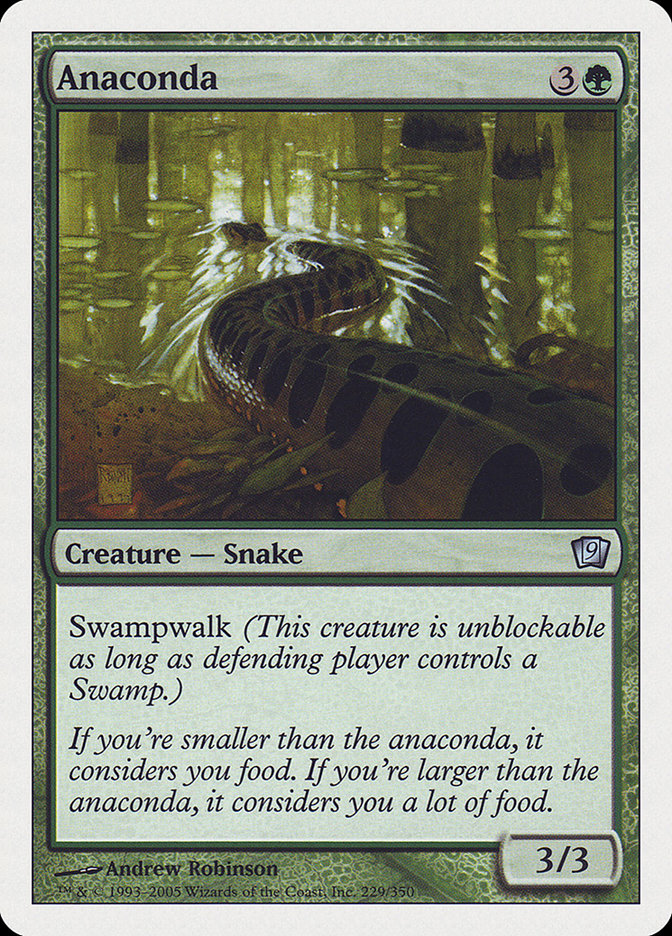 Anaconda [Ninth Edition] MTG Single Magic: The Gathering    | Red Claw Gaming