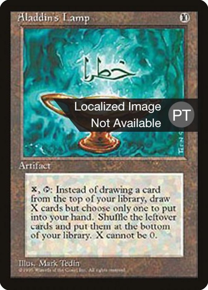 Aladdin's Lamp [Fourth Edition (Foreign Black Border)] MTG Single Magic: The Gathering    | Red Claw Gaming